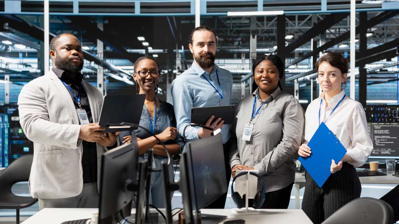 Nossa equipe trabalhando juntos